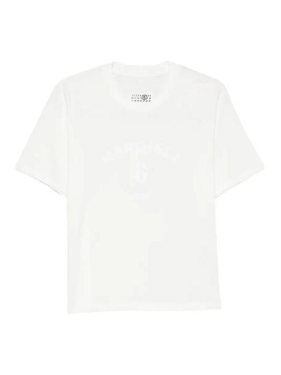 26FW MM6 메종마르지엘라 반팔 티셔츠 GD0225M20048101 WHITE