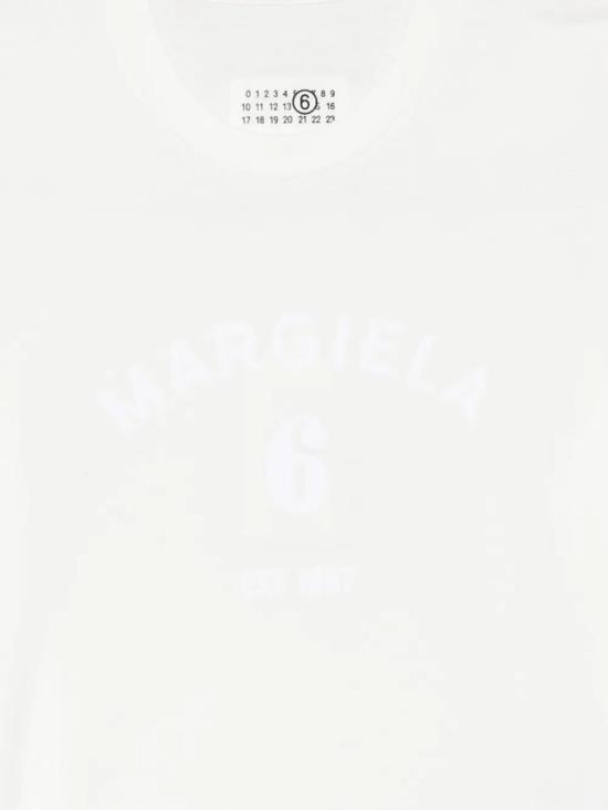 26FW MM6 메종마르지엘라 반팔 티셔츠 GD0225M20048101 WHITE - MM6 MAISON MARGIELA