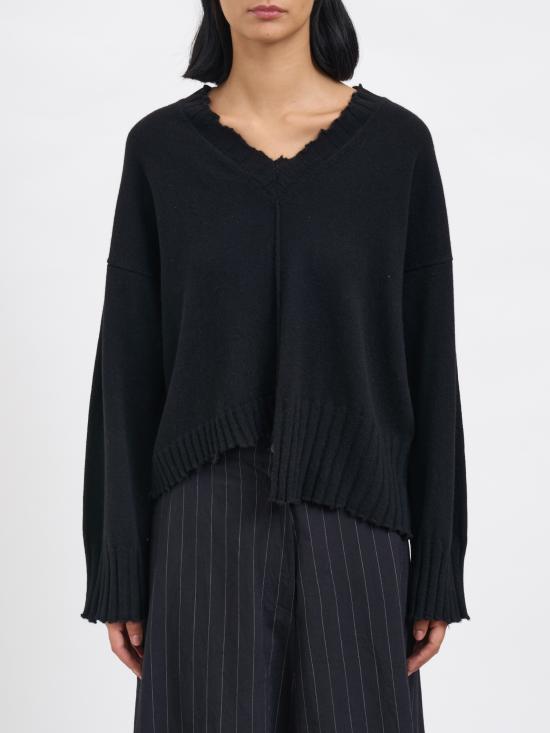 26FW 세리에 뉴메리카 스웨터 RSER9013BLACK