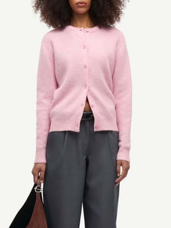 26FW 삼소앤삼소 가디건 F16422744BLEACHED LIGHT PURPLE - SAMSOE SAMSOE