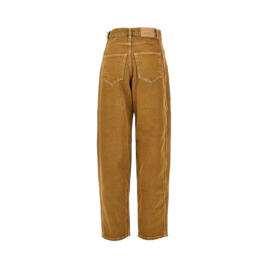 26FW 이자벨마랑 리샤 솔리드 데님 배럴 진 PA0778FAD3H01I Brown - ISABEL MARANT
