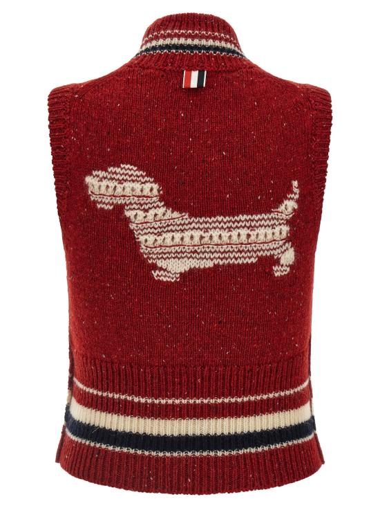 26FW 톰브라운 폴로 티셔츠 TH344531BM RED - THOM BROWNE