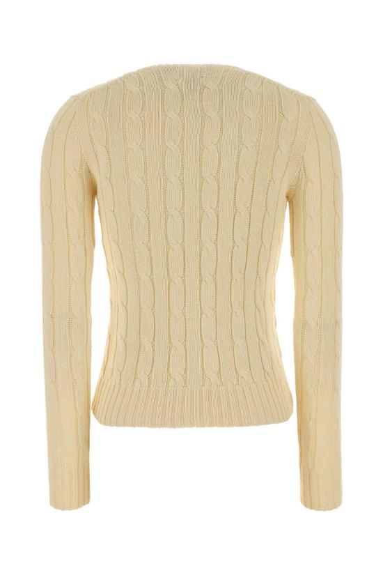 26FW 폴로 랄프로렌 포니 로고 피마코튼 케이블 니트 스웨터 211971869 015 YELLOW - POLO RALPH LAUREN