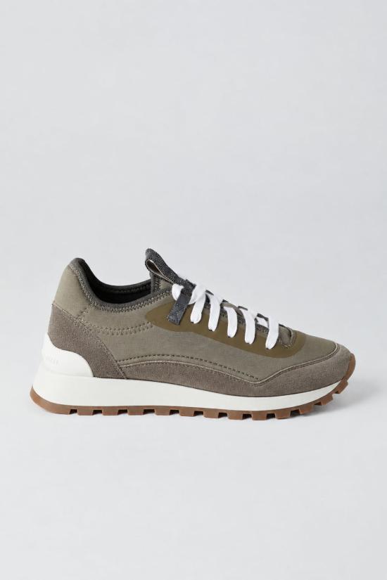  브루넬로 쿠치넬리 스니커즈 i271345 GRAY - BRUNELLO CUCINELLI