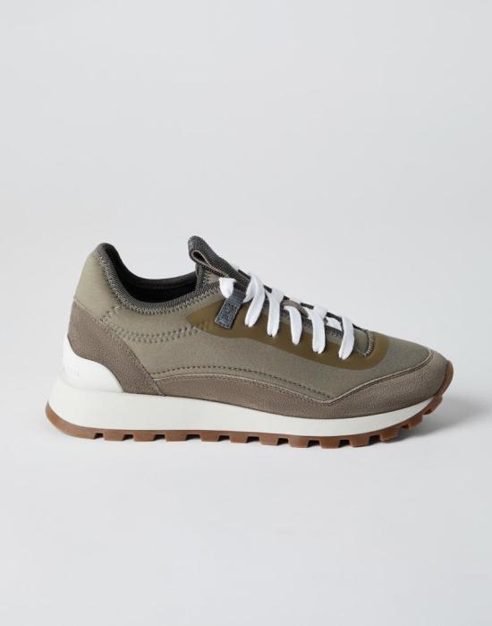  브루넬로 쿠치넬리 스니커즈 i271345 GRAY - BRUNELLO CUCINELLI