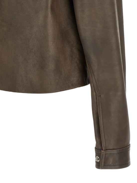  릭 오웬스 자켓 LDRR02F4705LCD39 BROWN - RICK OWENS