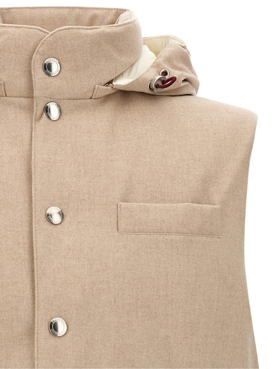 26FW 브루넬로 쿠치넬리 베스트 BR344835BM BEIGE - BRUNELLO CUCINELLI