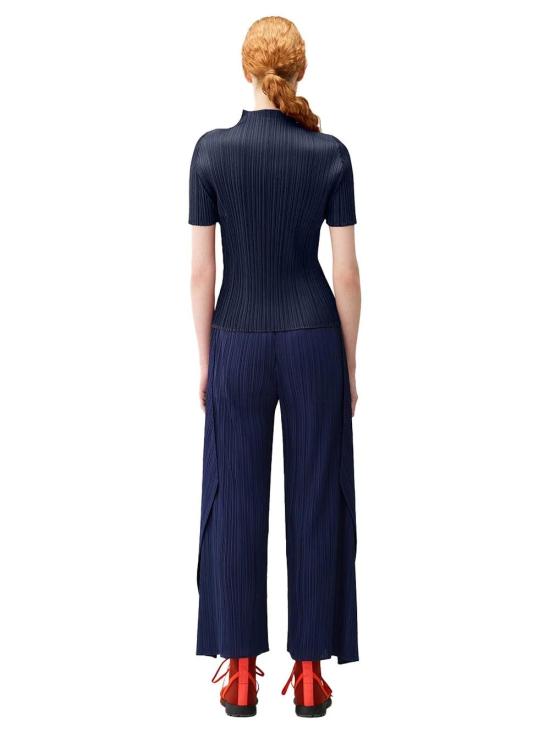  이세이 미야케 블라우스 210000037955 NAVY - ISSEY MIYAKE