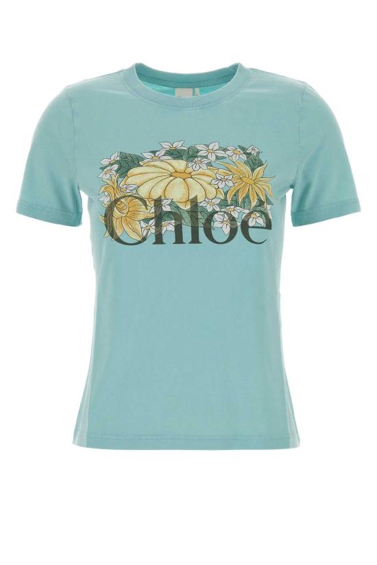 26FW 끌로에 폴로 티셔츠 CH26AJH08080 47C TURQUOISE