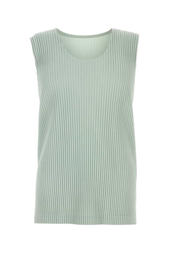 26SS 옴므 플리세 이세이 미야케 민소매 티셔츠 HP66JK062 70 GREEN