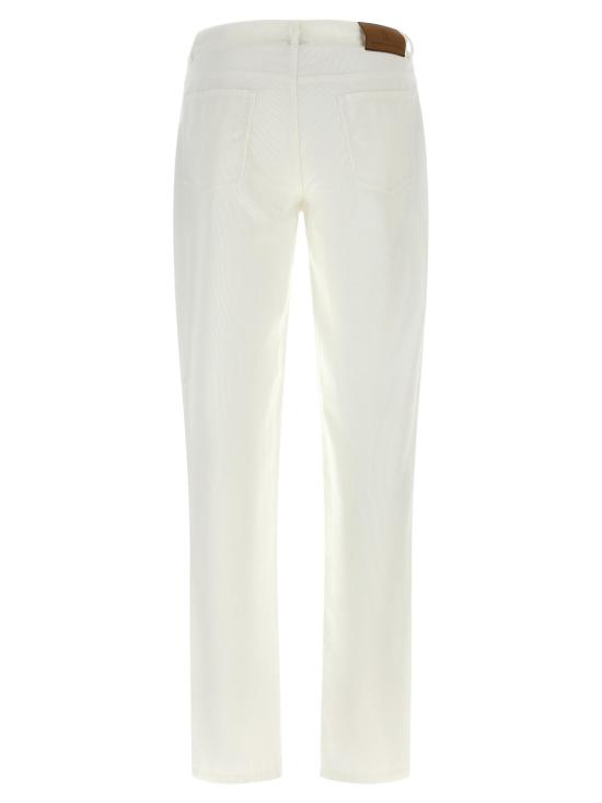 26FW 브루넬로 쿠치넬리 팬츠 BR344832BM WHITE - BRUNELLO CUCINELLI