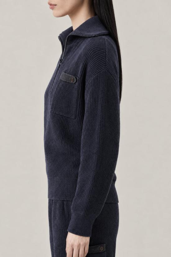  브루넬로 쿠치넬리 스웨터 i202910 NAVY - BRUNELLO CUCINELLI