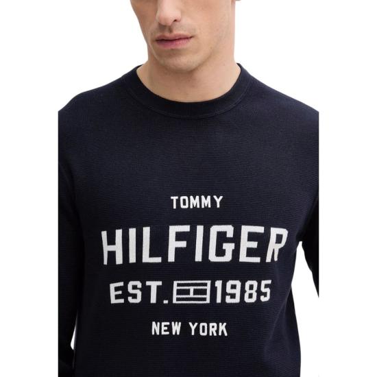 25FW 타미힐피거 긴팔 티셔츠 TO16646400128RO NAVY - TOMMY HILFIGER