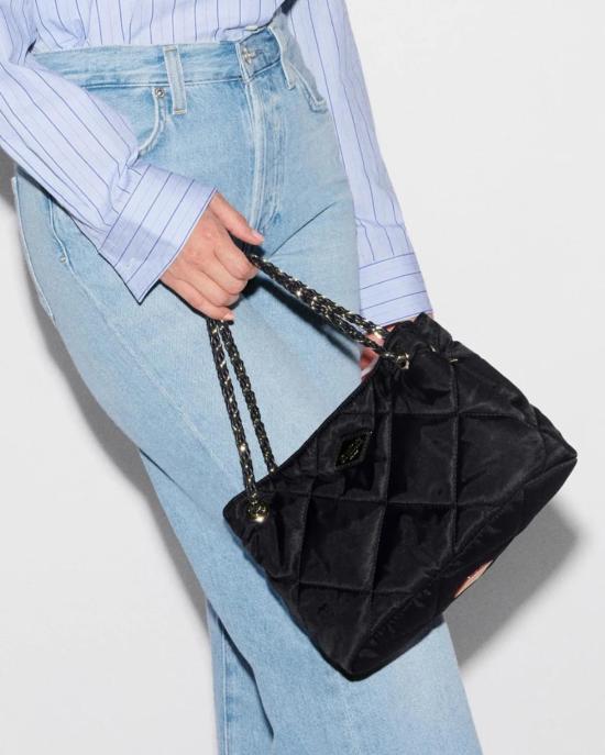  엠지 월리스 토트백 Mz Wallace Small Frankie Tote Black - MZ WALLACE