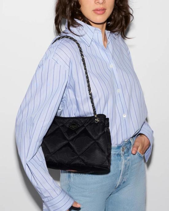  엠지 월리스 토트백 Mz Wallace Small Frankie Tote Black - MZ WALLACE