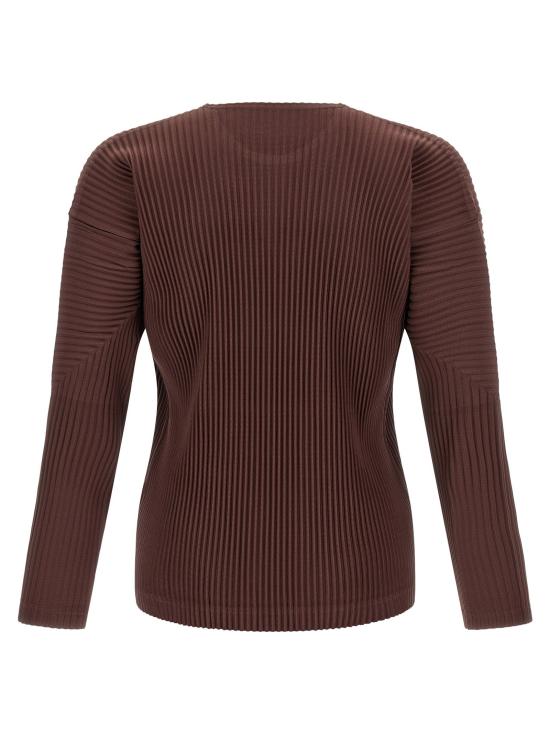  옴므 플리세 이세이 미야케 탑 LDHP58JK18748 BROWN - HOMME PLISSE' ISSEY MIYAKE