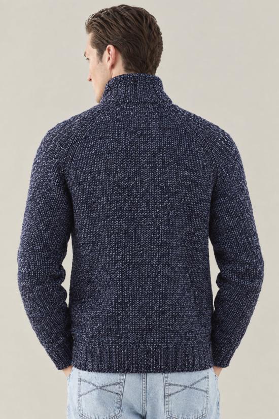  브루넬로 쿠치넬리 스웨터 i303745 BLUE - BRUNELLO CUCINELLI