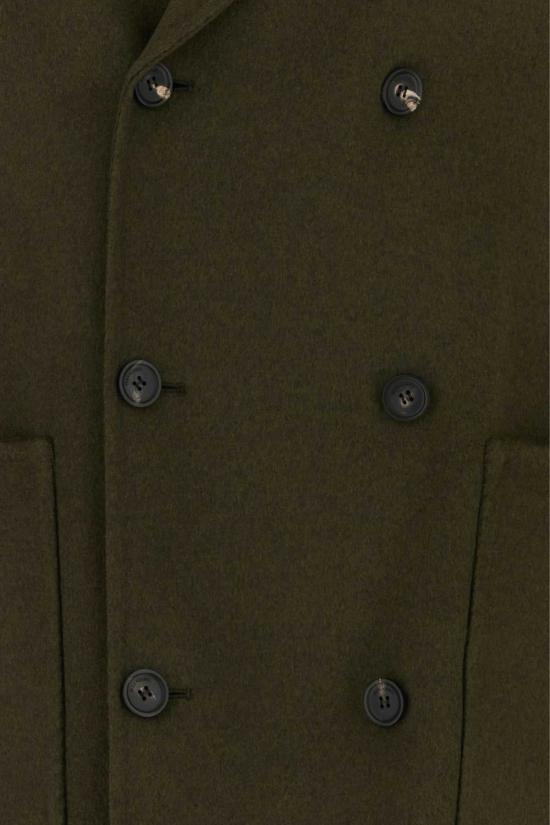 26FW 살바토레 페라가모 자켓 146081797628 OLIVEMELANGE GREEN - SALVATORE FERRAGAMO