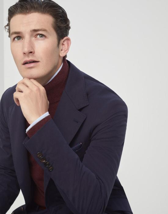  브루넬로 쿠치넬리 자켓 i300657 NAVY - BRUNELLO CUCINELLI