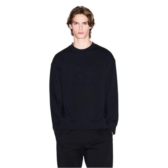 25FW 알마니 긴팔 티셔츠 AR16843000009RO BLACK - ARMANI