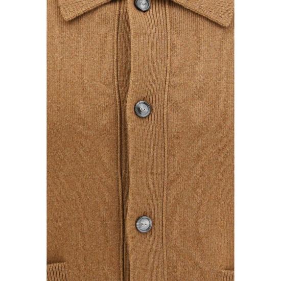 26FW 아미 가디건 AMHKC923KN0192280BB BROWN - AMI