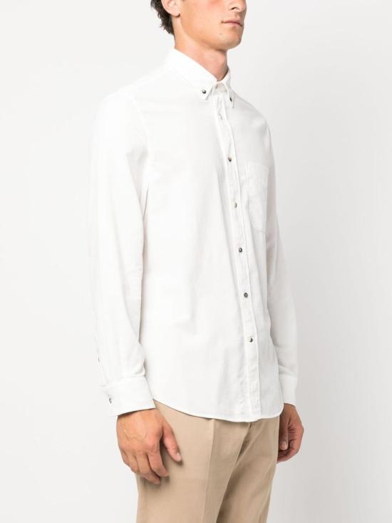  브루넬로 쿠치넬리 셔츠 i113977 WHITE - BRUNELLO CUCINELLI
