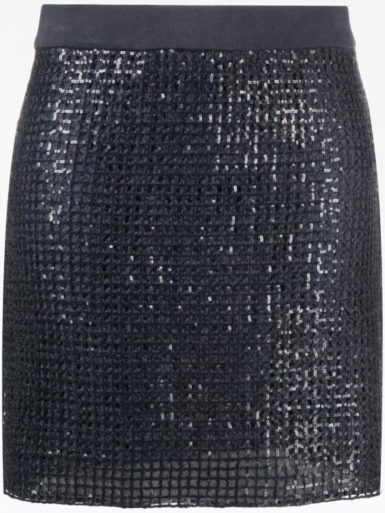  브루넬로 쿠치넬리 스커트 i199164 GRAY - BRUNELLO CUCINELLI