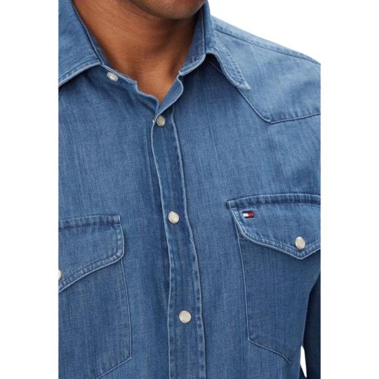 25FW 타미힐피거 셔츠 TO16661200347RO BLUE - TOMMY HILFIGER