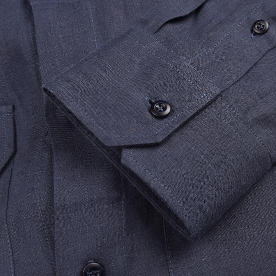  브루넬로 쿠치넬리 셔츠 i165062 NAVY - BRUNELLO CUCINELLI