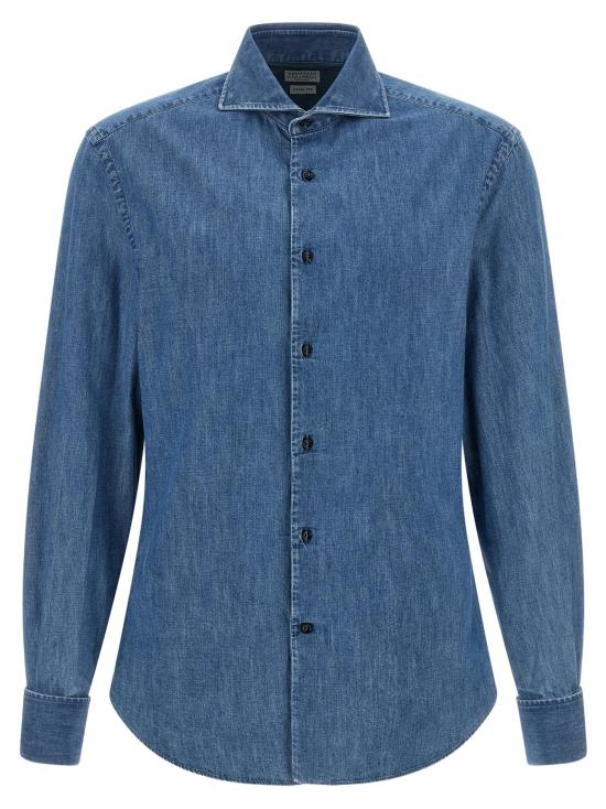 26FW 브루넬로 쿠치넬리 셔츠 BR344825BM NAVY