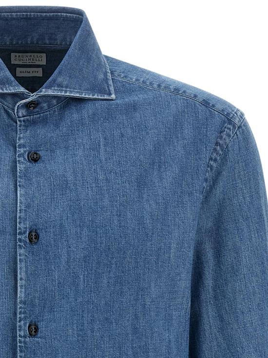 26FW 브루넬로 쿠치넬리 셔츠 BR344825BM NAVY - BRUNELLO CUCINELLI