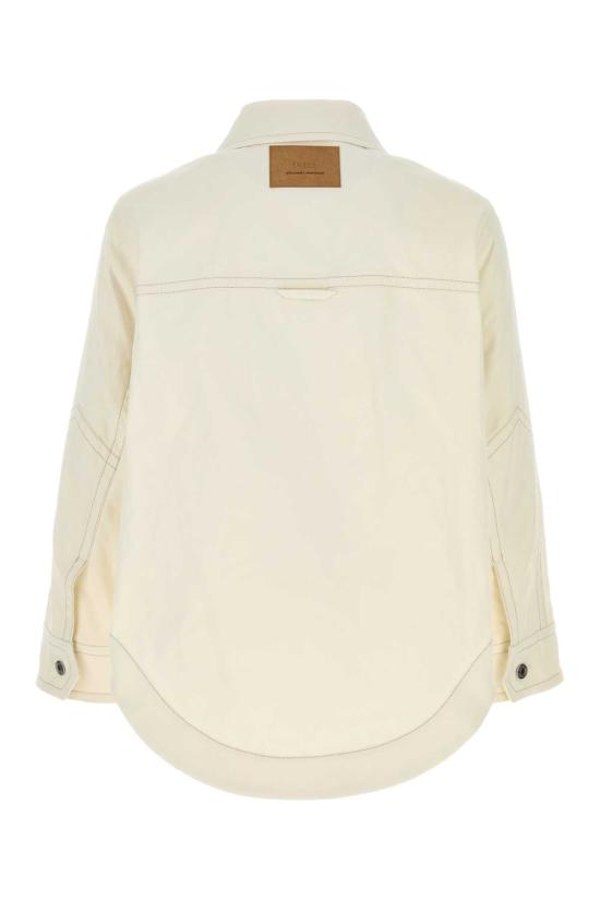 26SS 아미 화이트 코튼 워커 버튼 자켓 UJK874CO0211 136 BEIGE - AMI