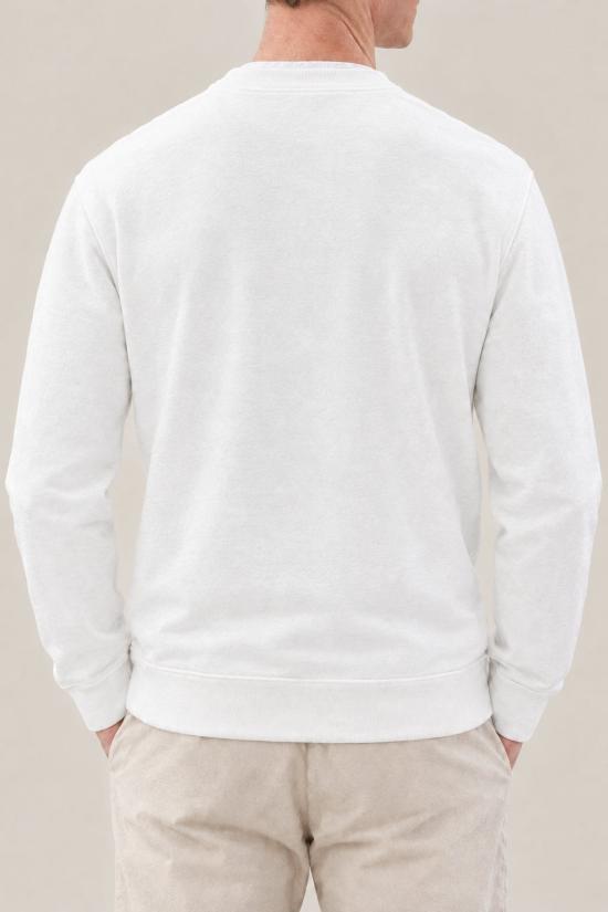  브루넬로 쿠치넬리 긴팔 티셔츠 i303889 WHITE - BRUNELLO CUCINELLI