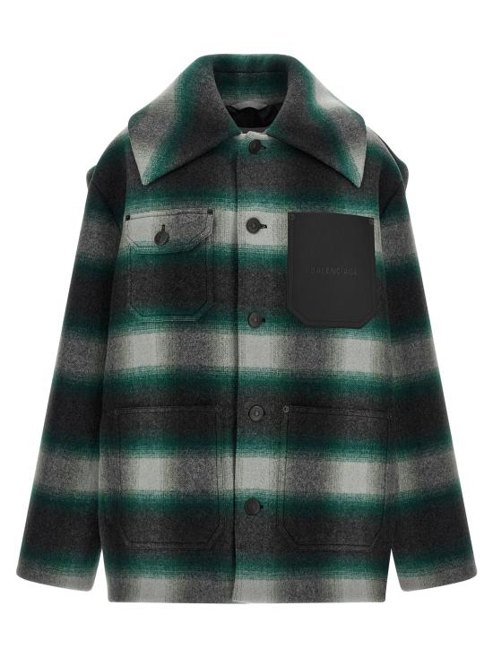  발렌시아가 자켓 LDA009IUTUU573010 GREEN