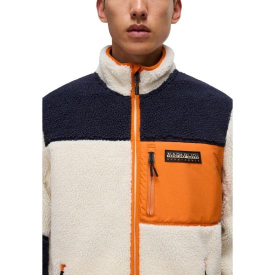 25FW 나파피리 긴팔 티셔츠 NA9972700125RO ORANGE - NAPAPIJRI