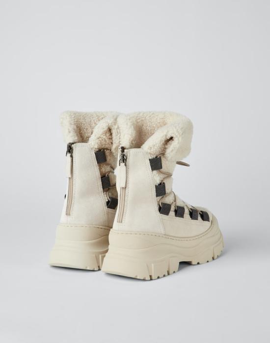  브루넬로 쿠치넬리 부츠 i198083 BEIGE - BRUNELLO CUCINELLI
