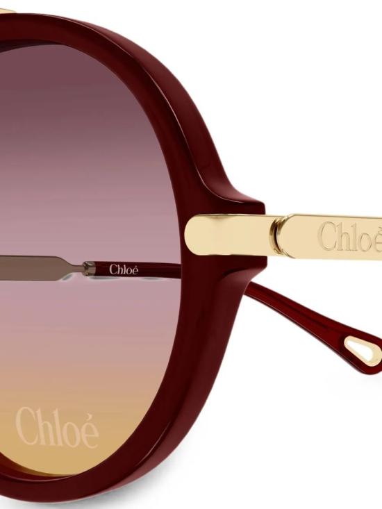 26SS 끌로에 선글라스 CH0357S004 004 BURGUNDY GOLD PINK 58 - CHLOE