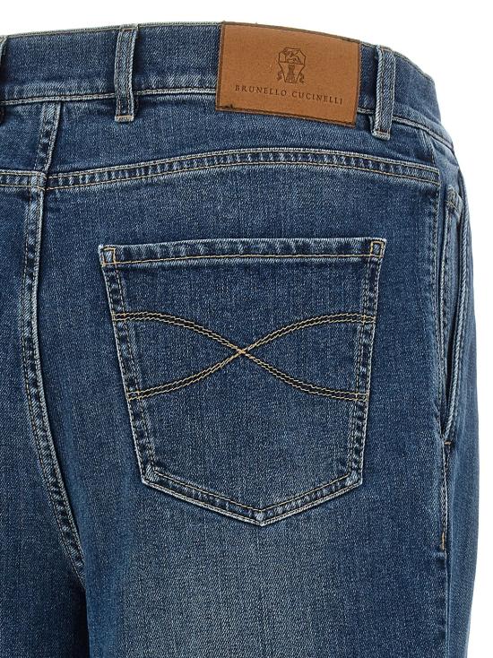 26FW 브루넬로 쿠치넬리 데님 팬츠 BR344833BM BLUE - BRUNELLO CUCINELLI