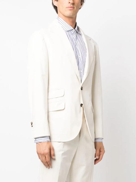  브루넬로 쿠치넬리 자켓 i299622 WHITE - BRUNELLO CUCINELLI