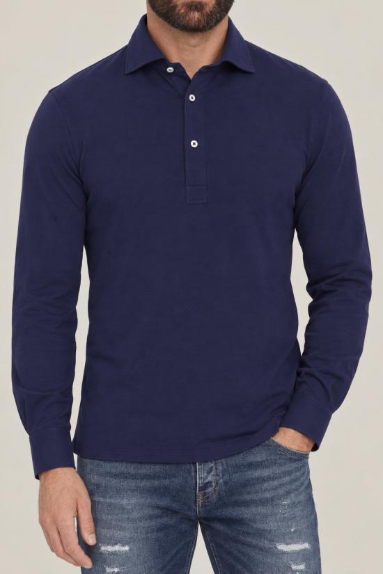  브루넬로 쿠치넬리 셔츠 i138374 BLUE