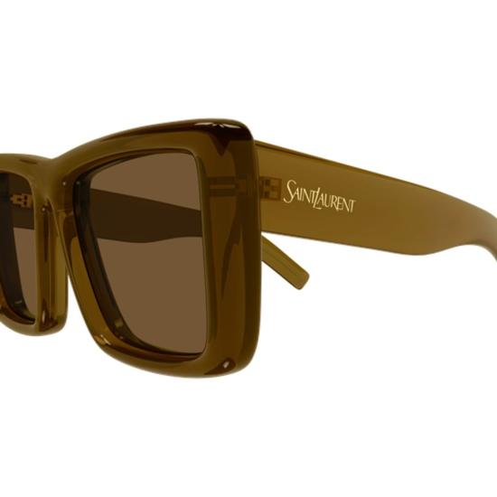 26SS 생로랑 선글라스 SL900HOWL Transparent Khaki 61 - SAINT LAURENT