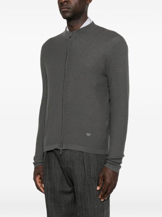 26FW 엠포리오 아르마니 가디건 EM006315 AF27831F8040 GREY - EMPORIO ARMANI