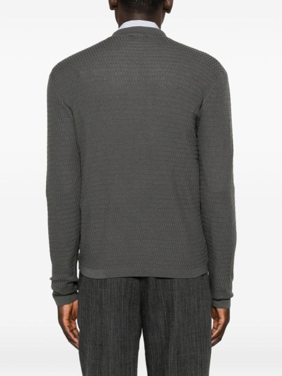 26FW 엠포리오 아르마니 가디건 EM006315 AF27831F8040 GREY - EMPORIO ARMANI