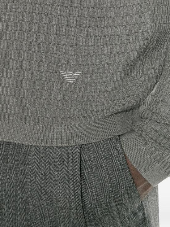 26FW 엠포리오 아르마니 가디건 EM006315 AF27831F8040 GREY - EMPORIO ARMANI