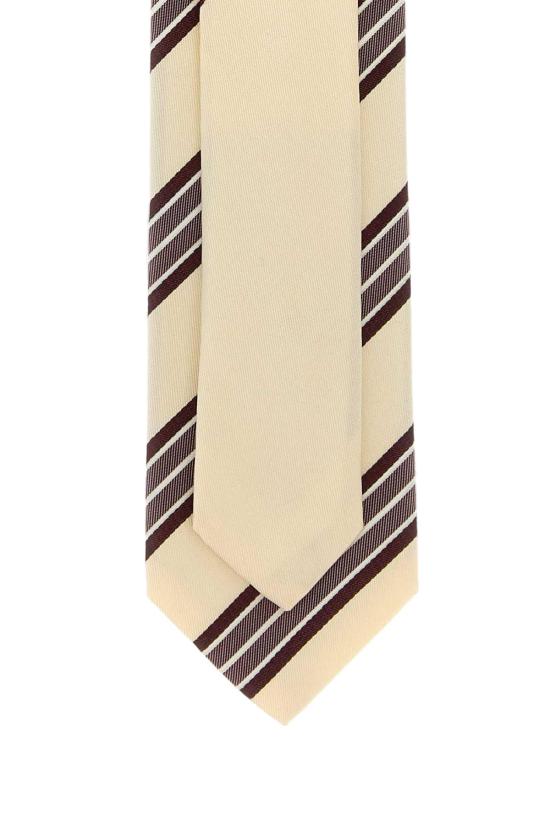 26FW 드리스 반 노튼 넥타이 2620116004906 005 BEIGE - DRIES VAN NOTEN