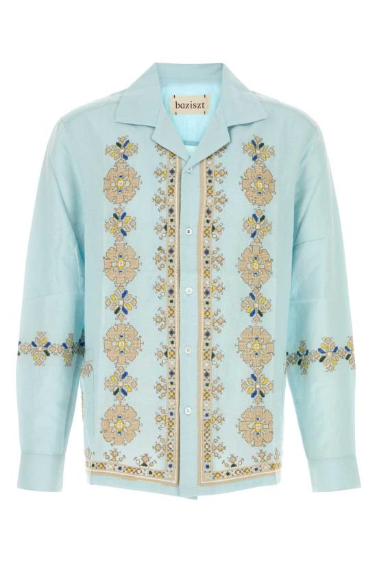 26FW 바지스트 셔츠 SR15096 ROSESLIGHTBLUE