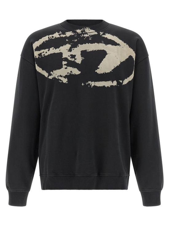 26FW 디젤 긴팔 티셔츠 DI336949BM BLACK