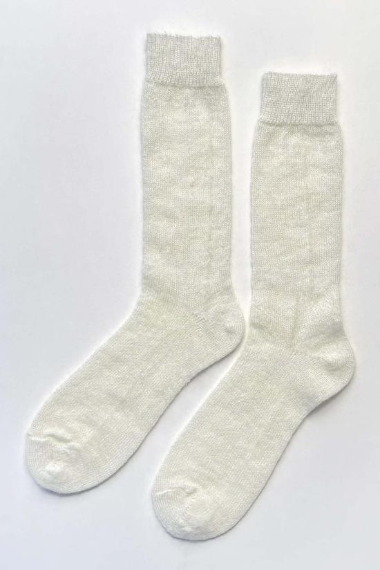  르 본 숍 양말 르봉숍 모헤어 베일  크림 - LE BON SHOPPE
