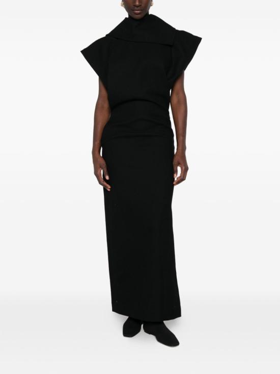 26FW 이세이 미야케 롱 원피스 IM68FH026 15 BLACK - ISSEY MIYAKE