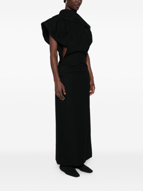26FW 이세이 미야케 롱 원피스 IM68FH026 15 BLACK - ISSEY MIYAKE